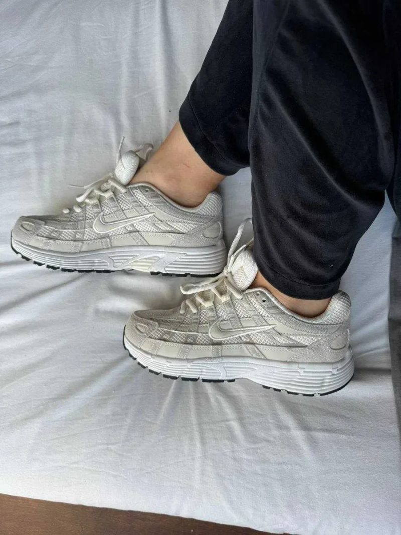 Женские кроссовки Nike P-6000 Nike Beige Cream / Найк П-6000 бежевые 36 37 38 39 40 — фото 5