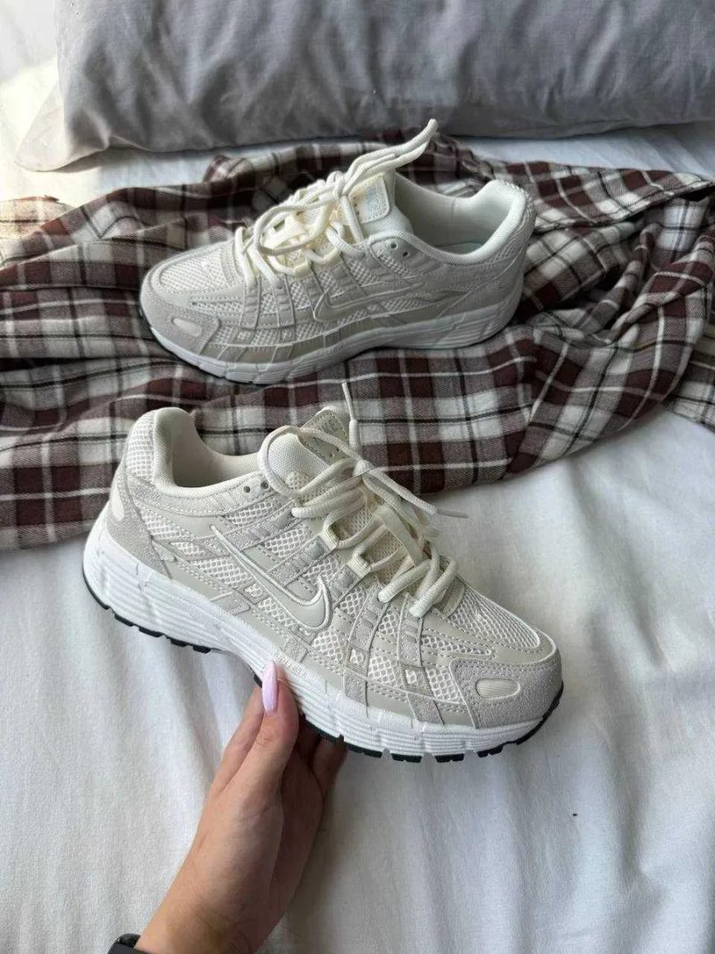 Женские кроссовки Nike P-6000 Nike Beige Cream / Найк П-6000 бежевые 36 37 38 39 40 — фото 6