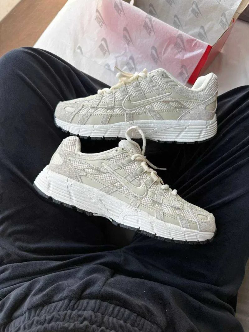 Женские кроссовки Nike P-6000 Nike Beige Cream / Найк П-6000 бежевые 36 37 38 39 40 — фото 7