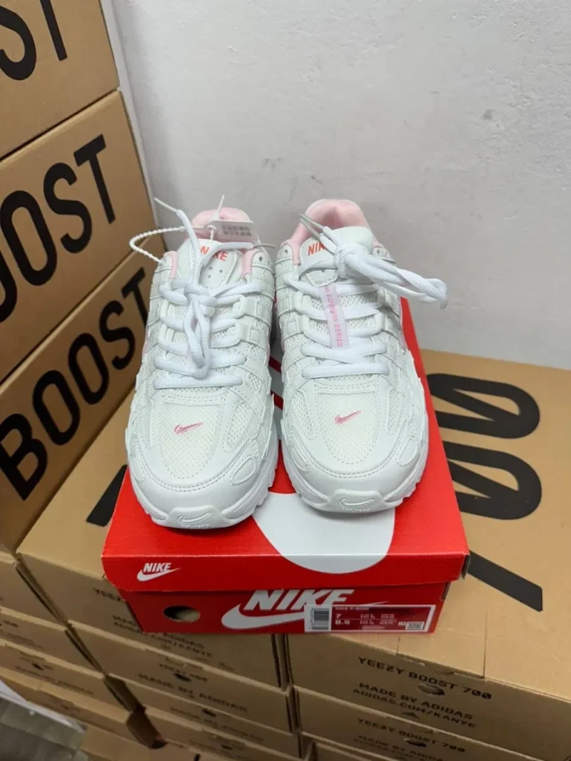 Женские кроссовки Nike P-6000 White Pink / Найк П-6000 белые розовые 36 37 38 39 40 — фото 3