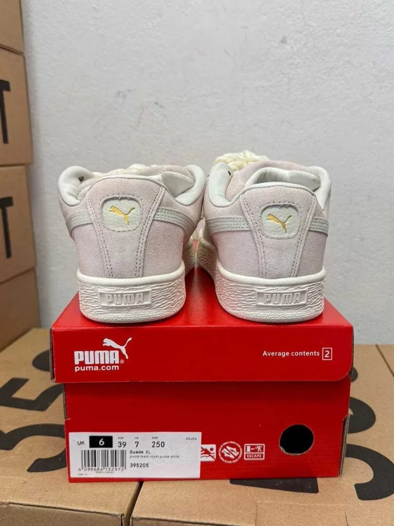 Женские кроссовки Puma Suede XL beige / Пума XL бежевые 36 37 38 39 40 41 — фото 2