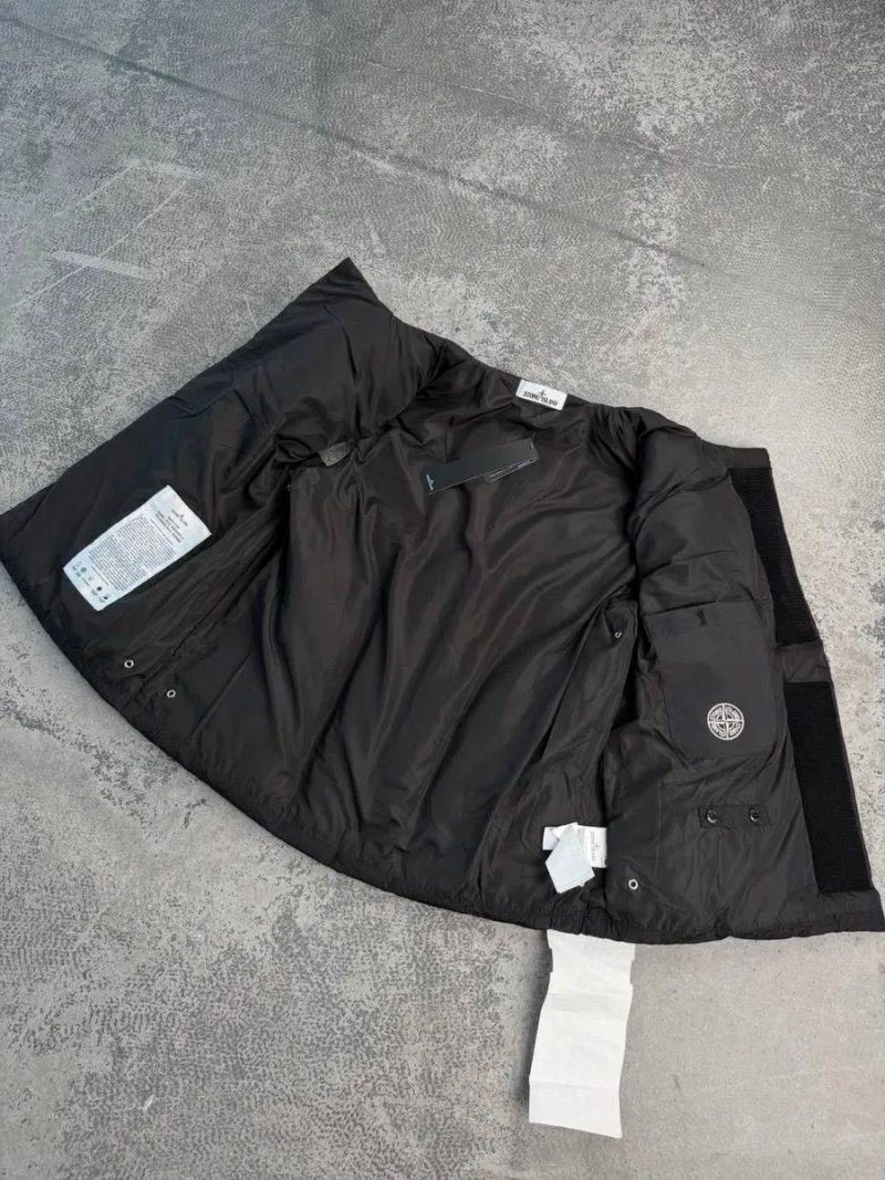 Жилет Stone Island чорний 1:1 оригінал чоловічий унісекс преміум якість стон айленд — фото 6