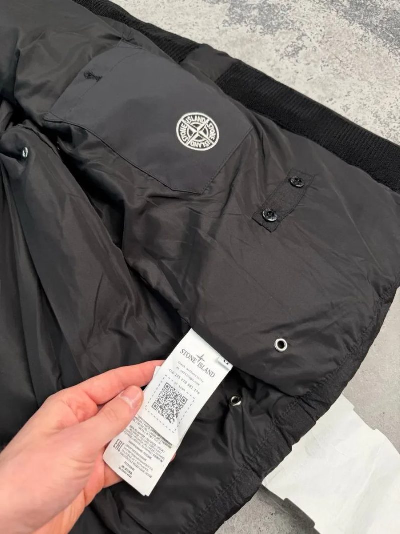 Жилет Stone Island чорний 1:1 оригінал чоловічий унісекс преміум якість стон айленд — фото 8