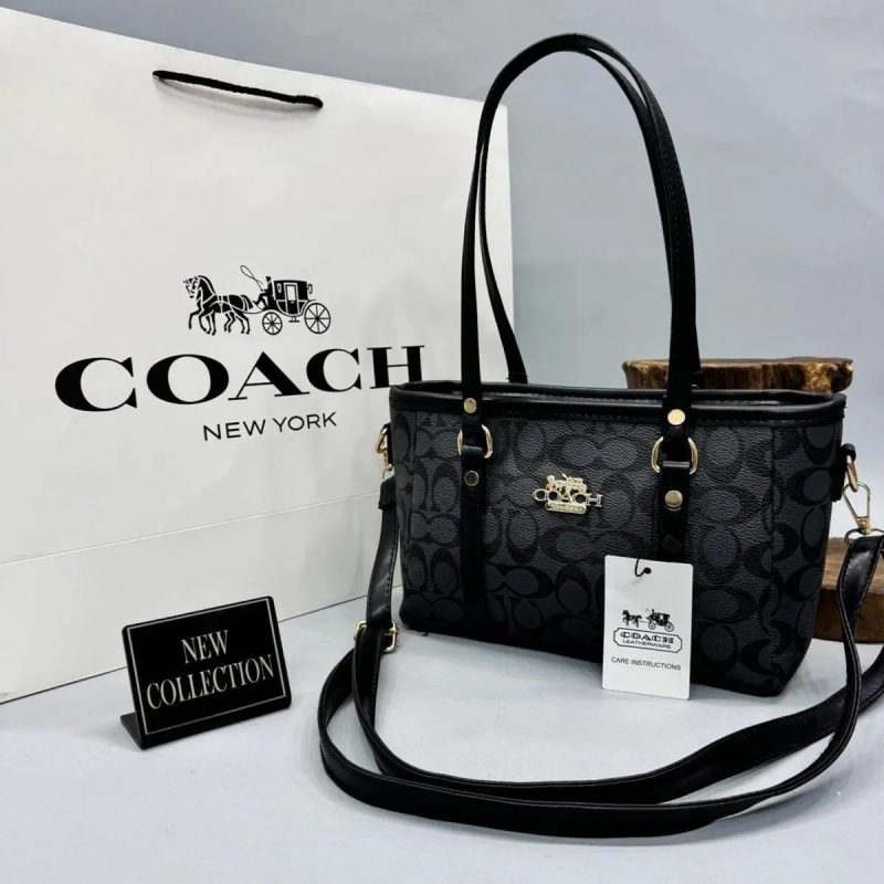 Жіноча сумка Coach / Стильний тоут шоппер (Нова колекція) / Коуч — фото 2