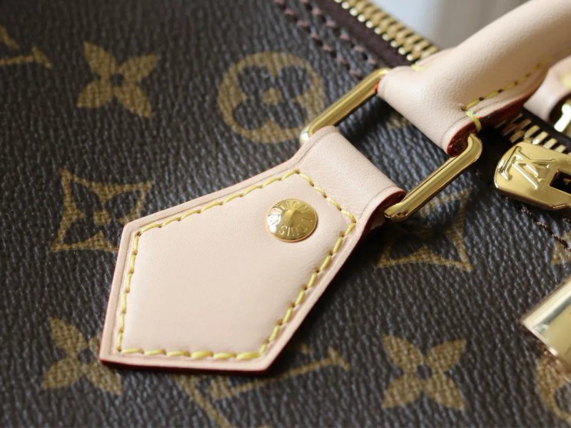 Жіноча сумка Louis Vuitton speedy 30 monogram canvas handbag lv женская сумочка луи витон спиди натуральна шкіра коричнева шкіряна кожаная натуральна — фото 6