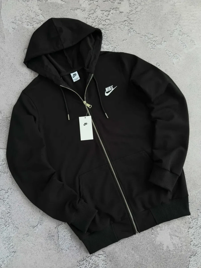 Жіноче зіп худі Nike на блискавці | Оверсайз кофта з капюшоном — фото 2