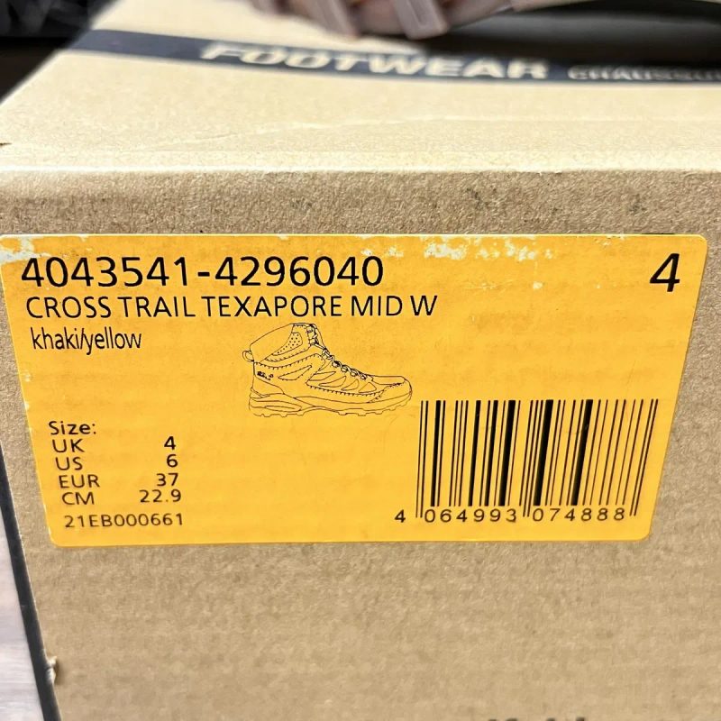 Жіночі черевики Jack Wolfskin CROSS TRAIL MID W, розмір 37 (іде на 36) — фото 6