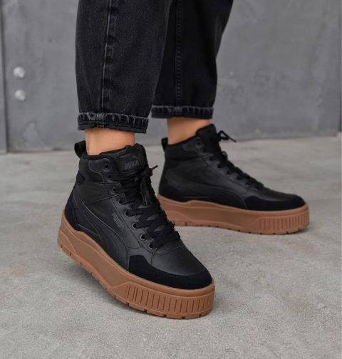 Жіночі кеди, ботінки, кросівки Puma KARMEN II IDOL MID. Оригінал! Шкіра