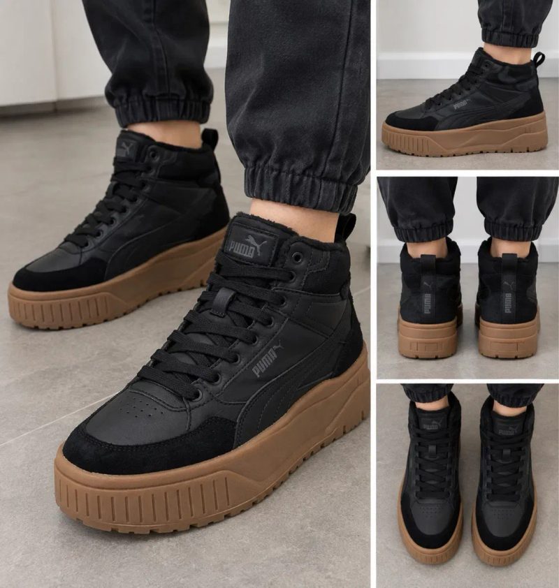 Жіночі кеди, ботінки, кросівки Puma KARMEN II IDOL MID. Оригінал! Шкіра — фото 2