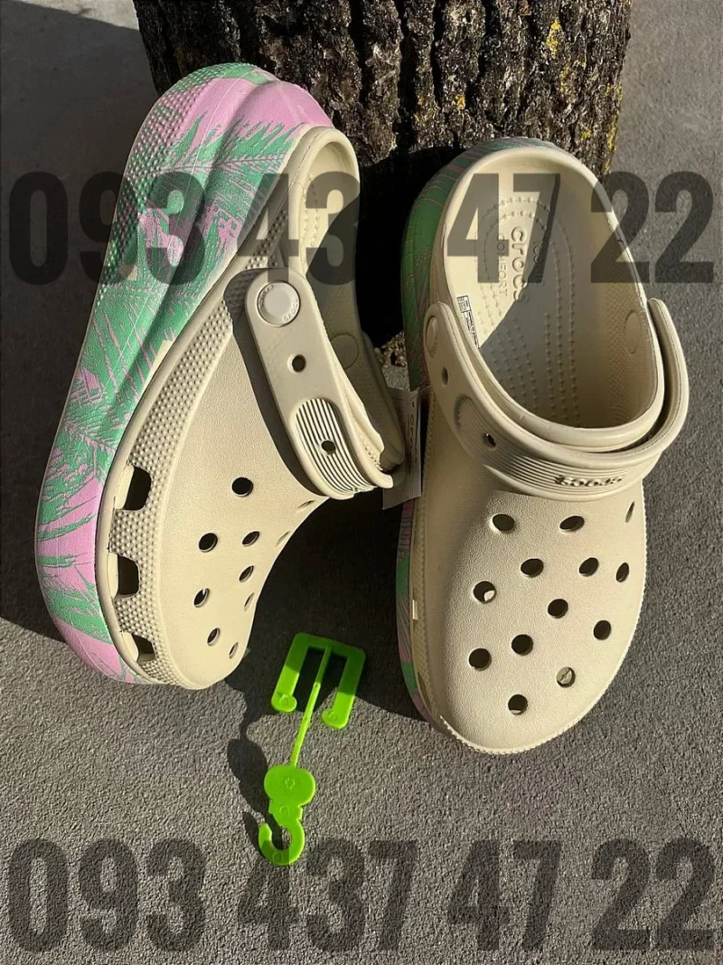 Жіночі Крокси Crocs Classic Crush Clog на  Платформі Топ Продажів! — фото 2