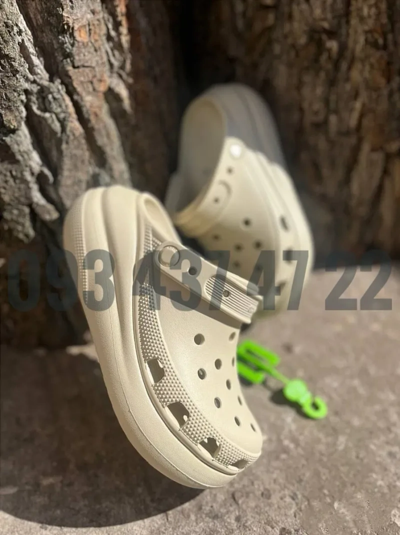 Жіночі Крокси Crocs Classic Crush Clog на  Платформі Топ Продажів! — фото 3