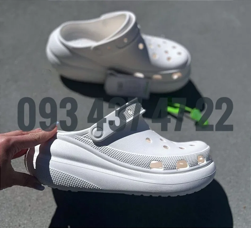 Жіночі Крокси Crocs Classic Crush Clog на  Платформі Топ Продажів! — фото 8