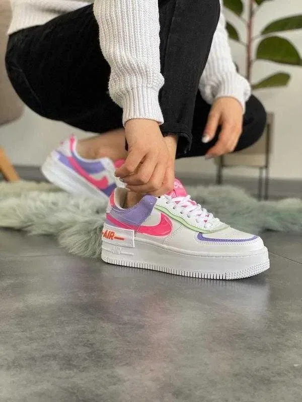 Жіночі кросівки nike air force 1 shadow double swoosh Форси жіночі ТОП Якість — фото 3