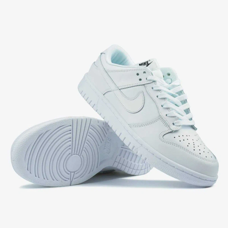 Жіночі кросівки Nike Dunk Low розміри 36 - 41 в білому кольорі — фото 5