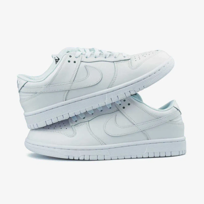Жіночі кросівки Nike Dunk Low розміри 36 - 41 в білому кольорі — фото 6
