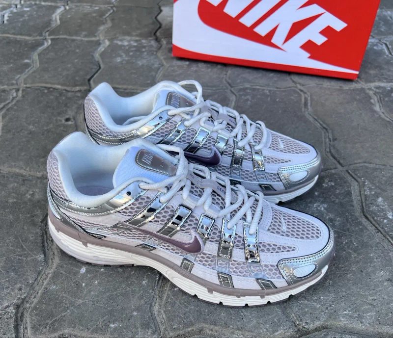 Жіночі кросівки Nike P-6000 Platinum Violet Vast Grey 36-41. — фото 2