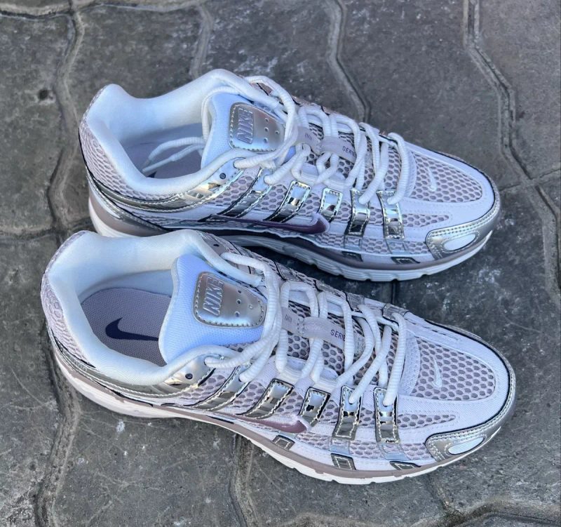 Жіночі кросівки Nike P-6000 Platinum Violet Vast Grey 36-41. — фото 3
