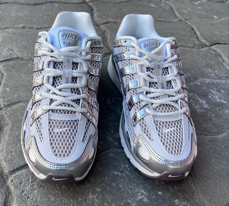 Жіночі кросівки Nike P-6000 Platinum Violet Vast Grey 36-41. — фото 4