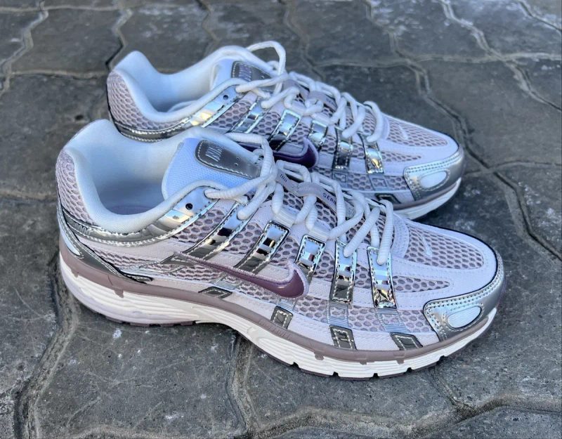 Жіночі кросівки Nike P-6000 Platinum Violet Vast Grey 36-41. — фото 5