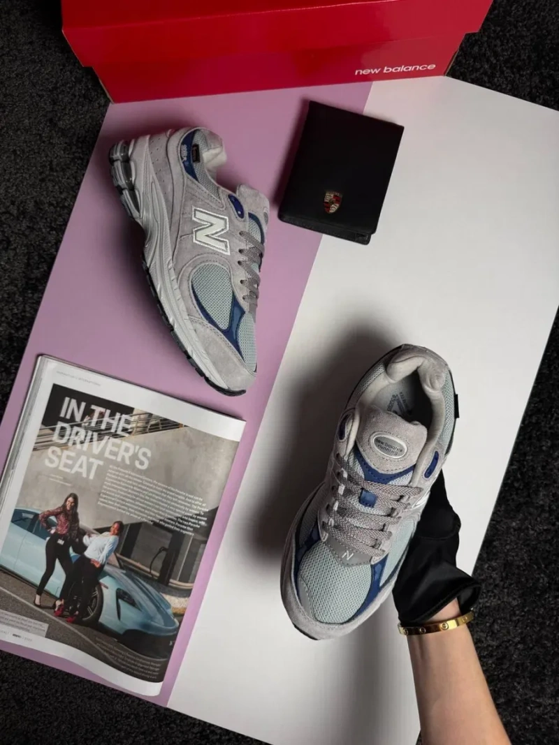 Жіночі кросівки нью беланс New Balance 2002R x JJJJound GTX Grey Navy [36-40] — фото 2