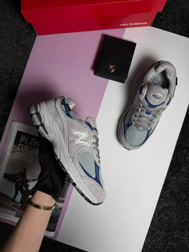 Жіночі кросівки нью беланс New Balance 2002R x JJJJound GTX Grey Navy [36-40] — фото 3