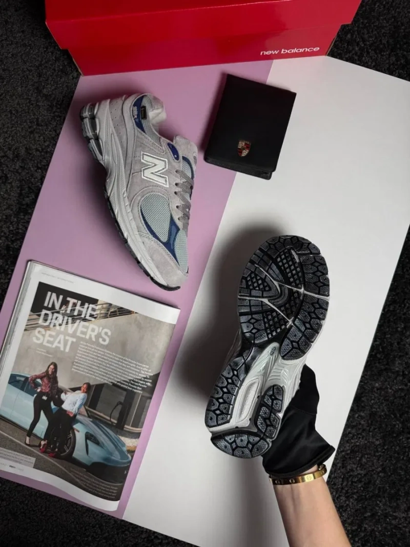 Жіночі кросівки нью беланс New Balance 2002R x JJJJound GTX Grey Navy [36-40] — фото 6