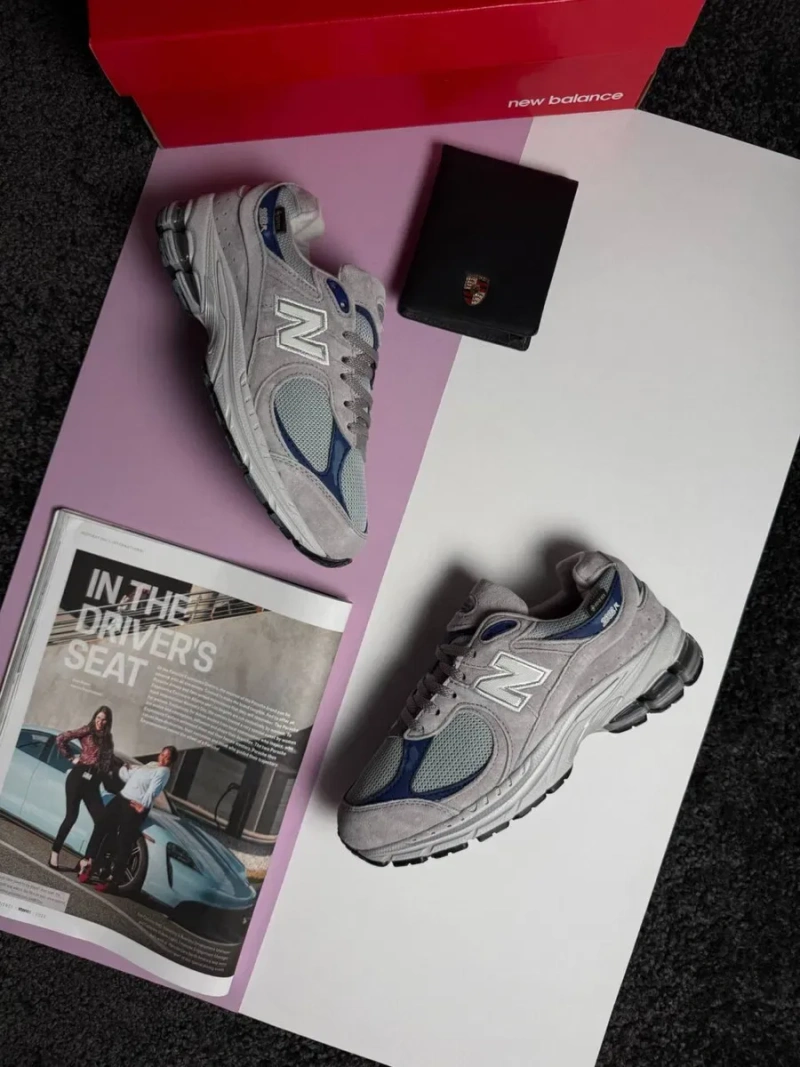 Жіночі кросівки нью беланс New Balance 2002R x JJJJound GTX Grey Navy [36-40] — фото 8
