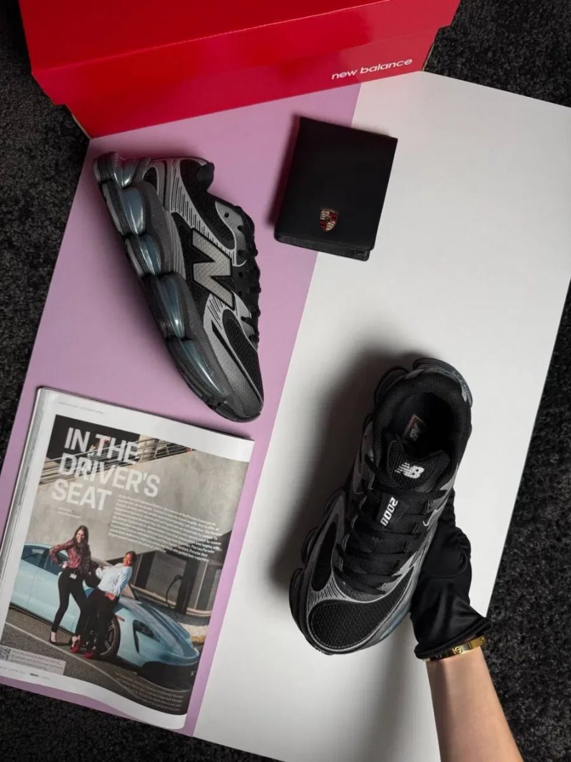 Жіночі кросівки нью беланс New Balance ABZORB 2000 Grey Black [36-41] — фото 2