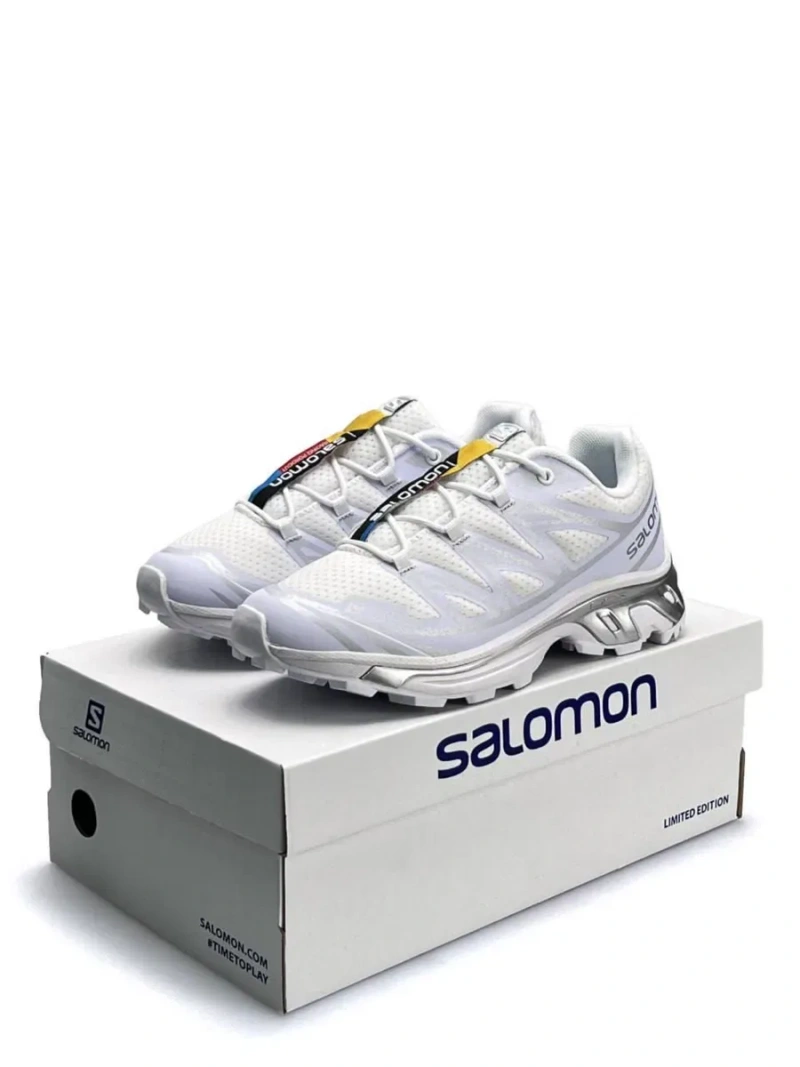 Жіночі кросівки Salomon XT-6 White Grey — фото 4