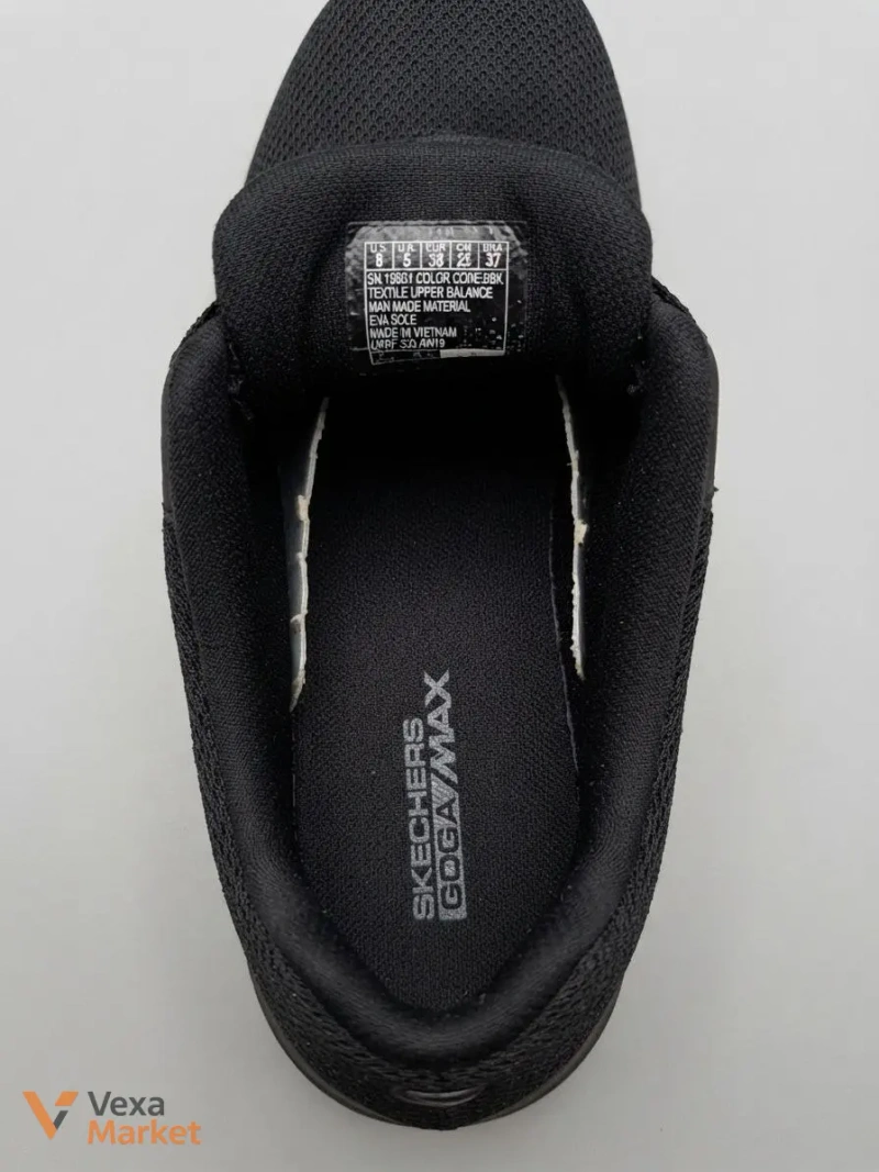 Жіночі кросівки Skechers Go Walk чорні, розмір 38 — фото 3