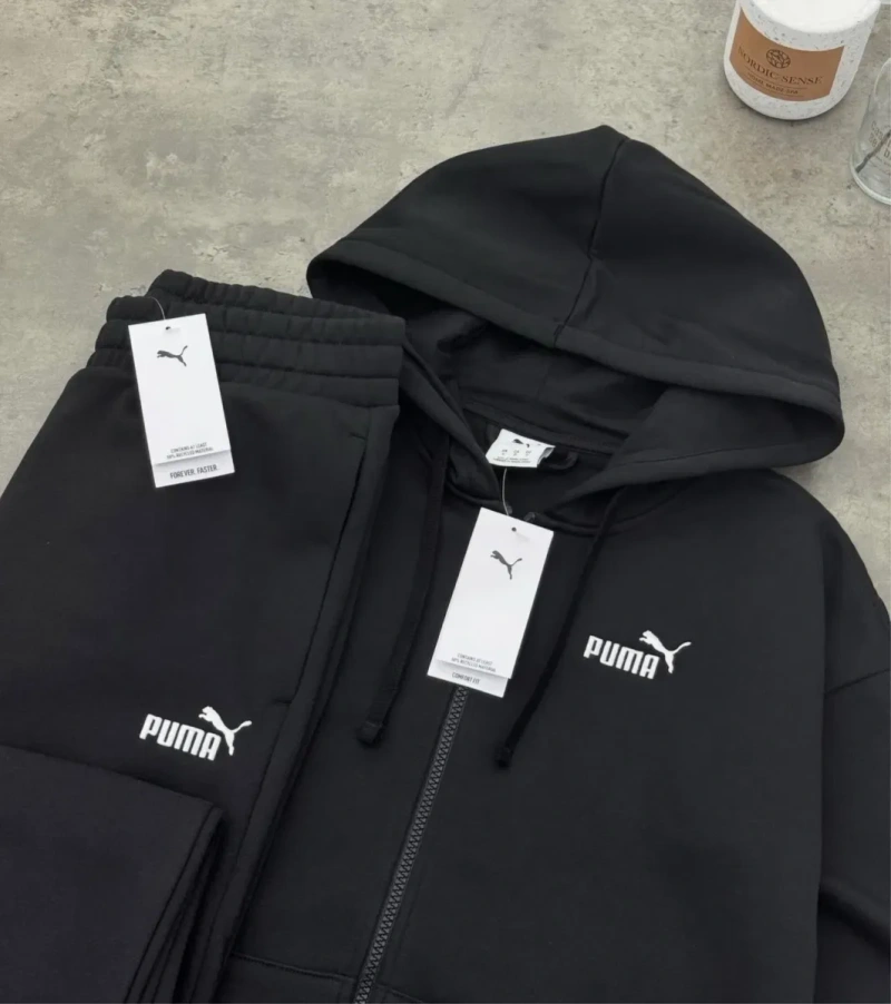 Жіночий Костюм Пума Puma Essentials Full-Zip Logo — фото 2