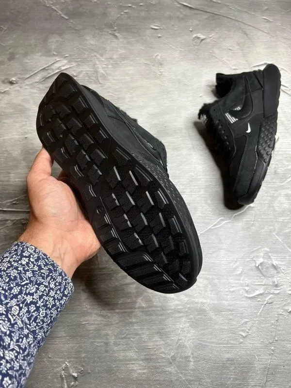Зимние кроссовки Nike 40-45 мех -  кожа — фото 5