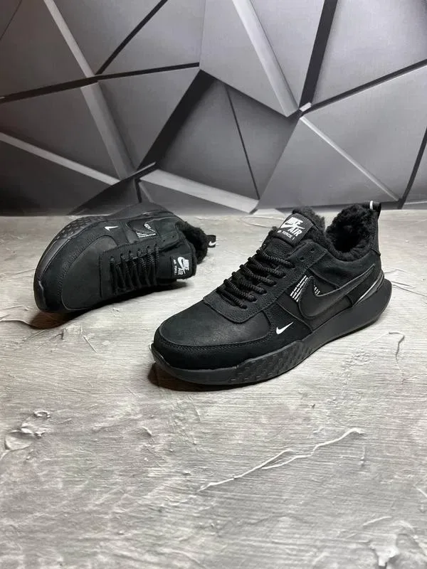 Зимние кроссовки Nike 40-45 мех -  кожа — фото 6