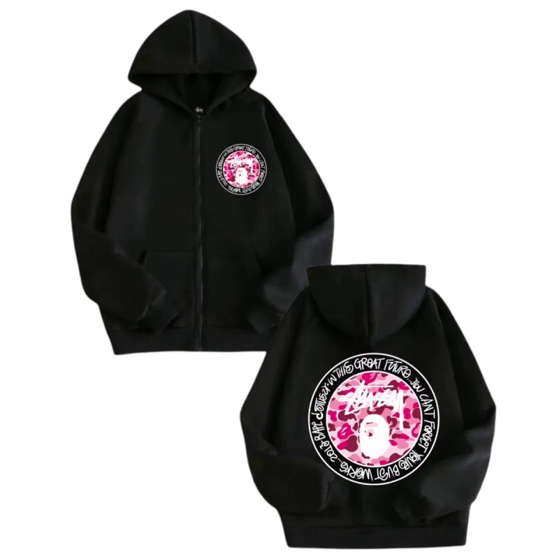 Зип-Худи BAPE A Bathing APE  Baby Milo унисекс Бейп Новинка кофта — фото 4
