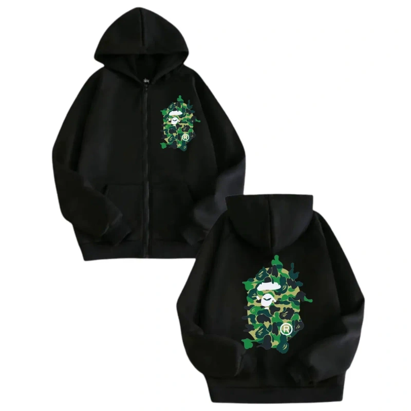 Зип-Худи BAPE A Bathing APE  Baby Milo унисекс Бейп Новинка кофта — фото 5