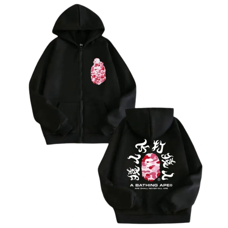 Зип-Худи BAPE A Bathing APE  Baby Milo унисекс Бейп Новинка кофта — фото 6