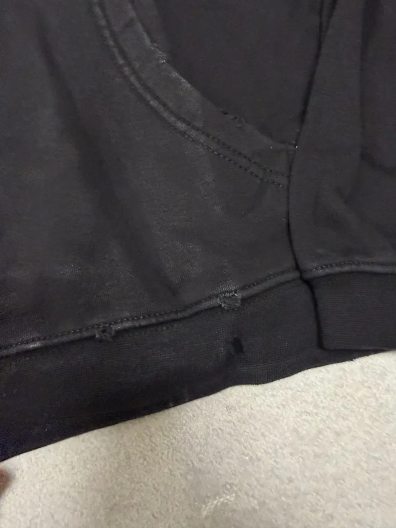 зип худи Enfants Riches deprimes Black zip up S M L erd balenciaga vetements rick owens — фото 3