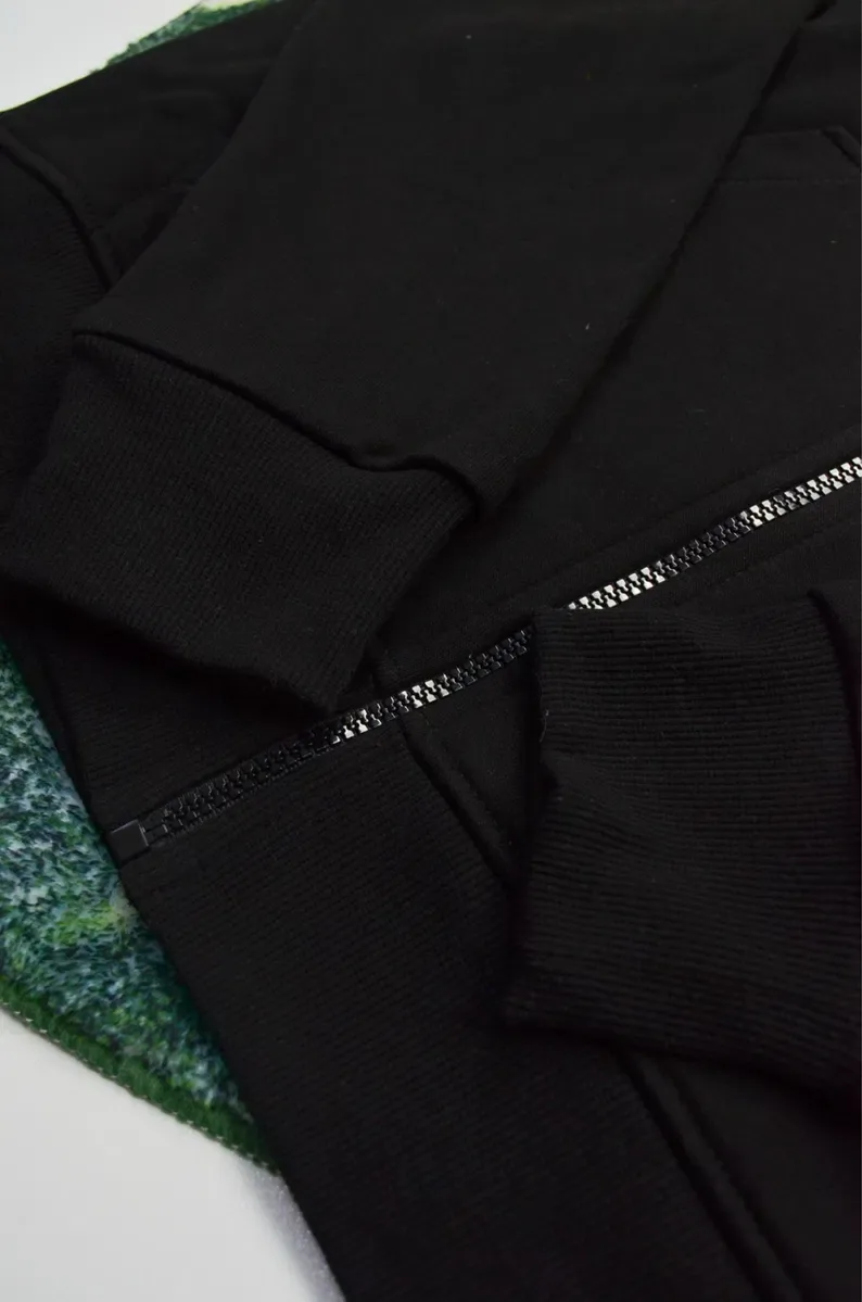 Зіп худі Maison Margiela Zip Hoodie чорна кофта унісекс / Мейсон Маржела зипка худи кофта марджела черная Всі розміри — фото 6