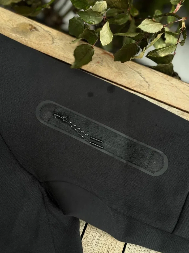 Зіп-худі Nike Tech Fleece PSG мужская Зипка Найк Теч Флис черная | Зипка черная Найк Псж мужская серая зип-худи Nike Tech Fleece черная мужская — фото 6