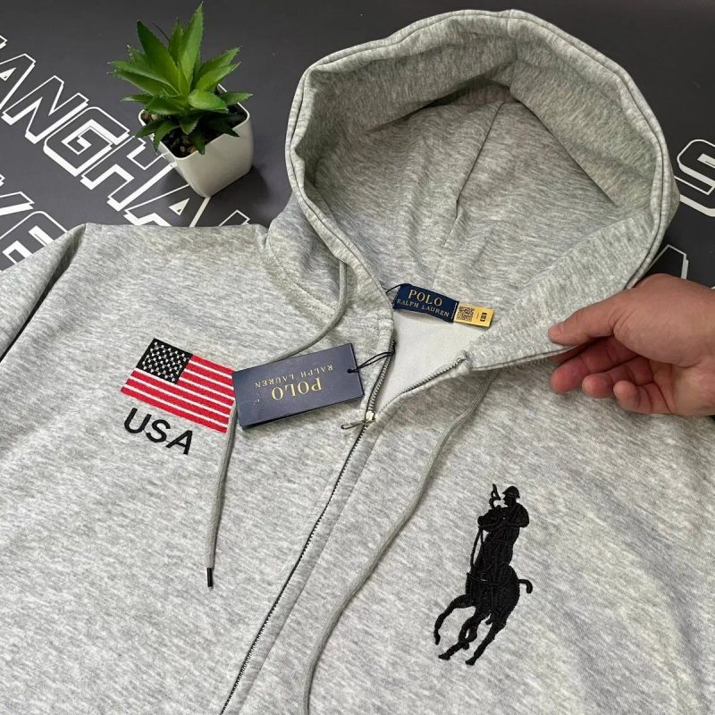 Зіп худі поло ральф з прапором Америки, Зип худи Polo Ralph Lauren — фото 3