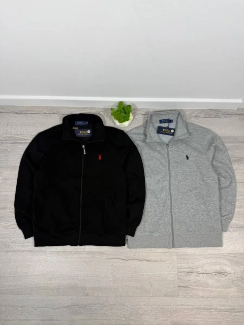 Зіп-худі Polo Ralph Lauren Чоловічий кардиган Поло Ральф Кардиган Чорний Polo Сірий