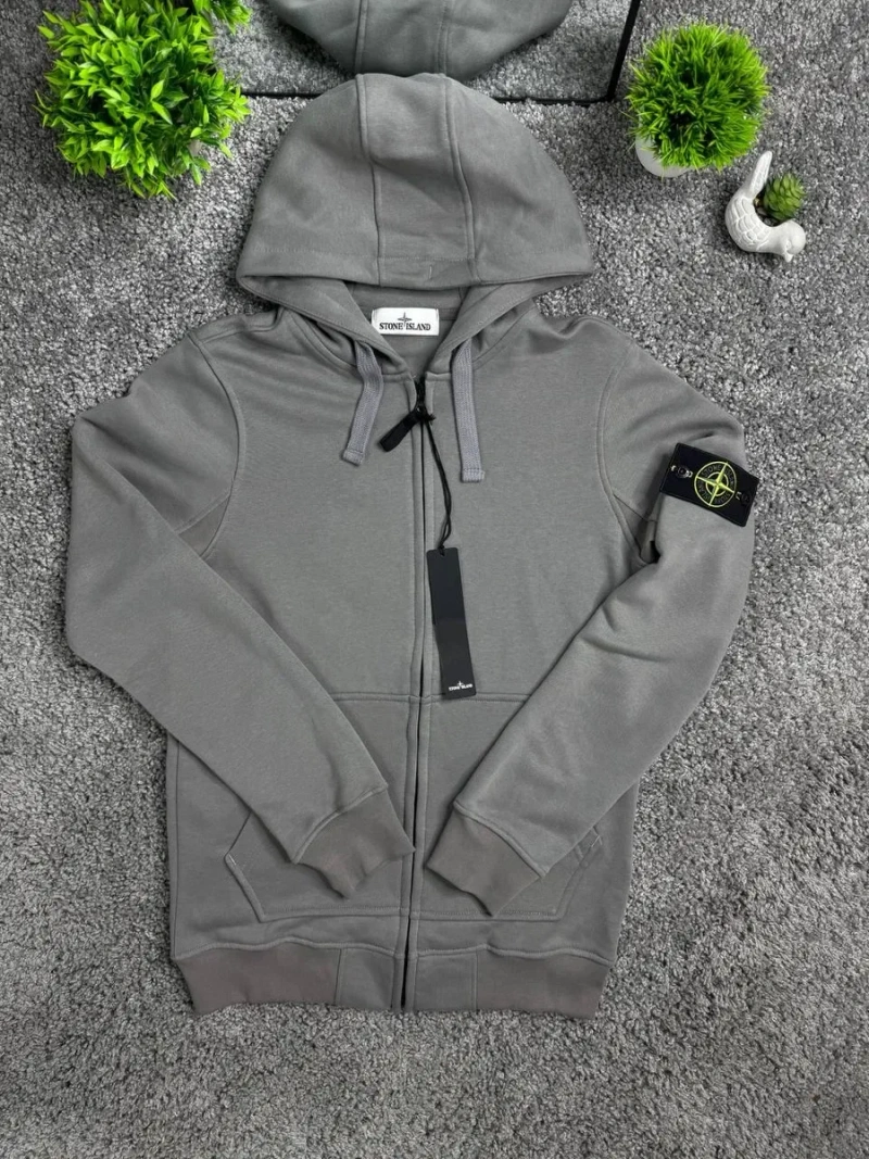 Зіп Худі Стонік/Стонайлнд/Stone island/Zip hoodie — фото 3