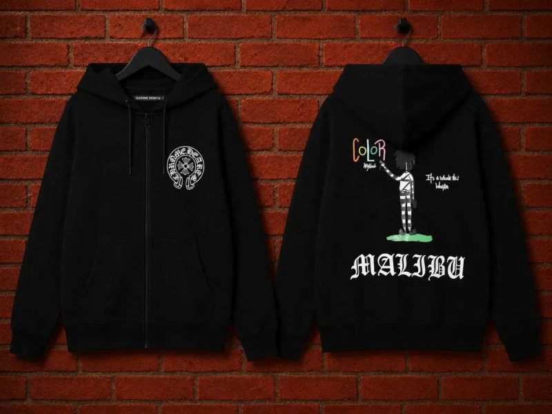 ‼️ЗНИЖКА‼️ Зіп-худі Chrome Hearts зіпка хром хартс чорна — фото 5