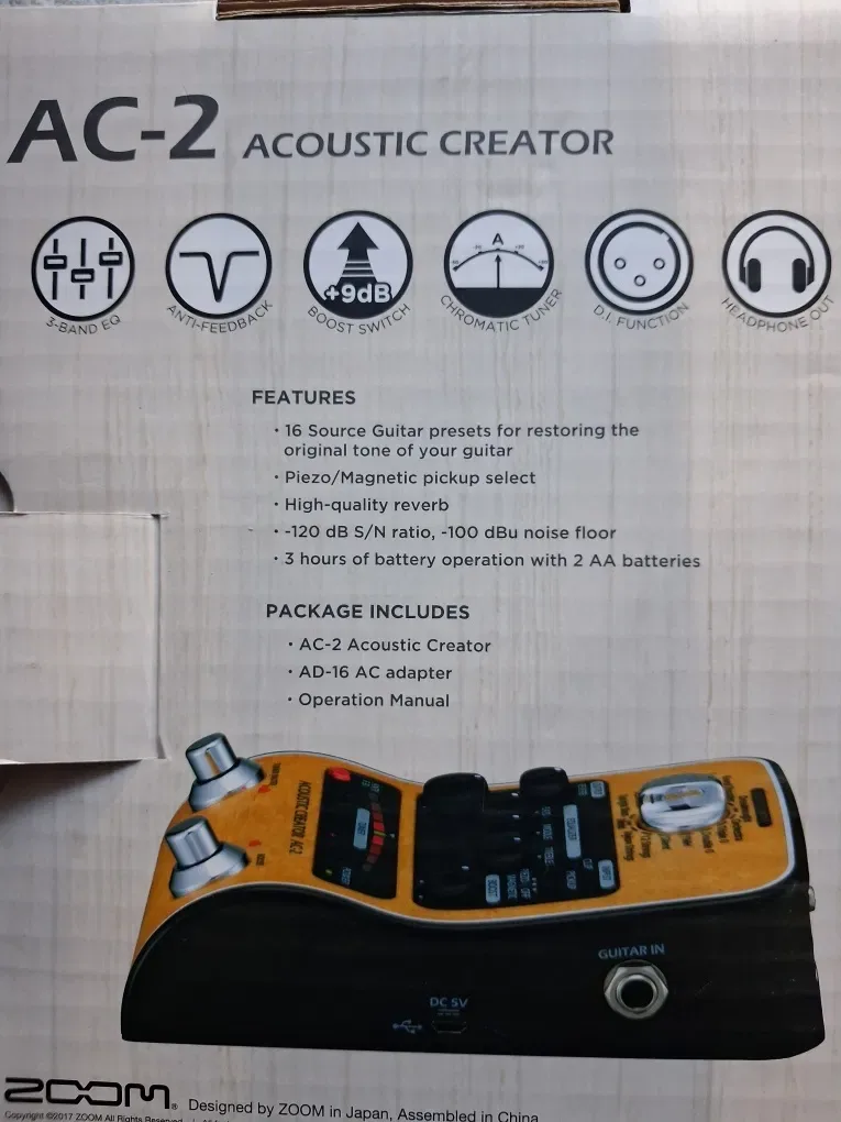 Zoom AC-2 Acoustic Creator — фото 2