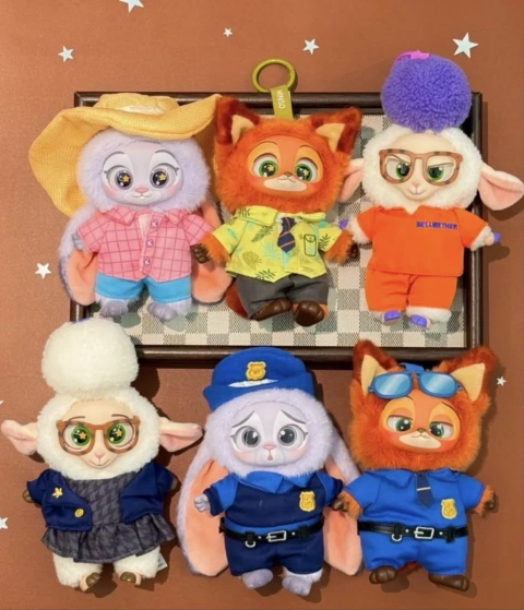 ‼️Зоотрополіс‼️Зверополис Мʼяка іграшка-брелок ZOOTOPIA Лисичка,зайчик