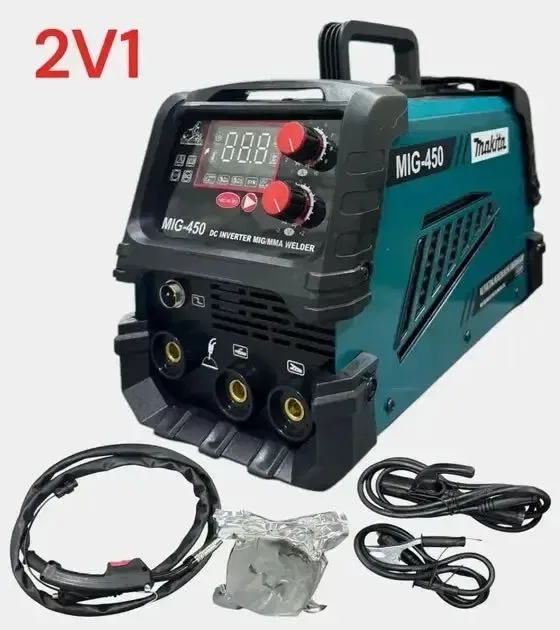 Зварювальний апарат DOMOTEC MIG-450 26.4kVA (MIG, TIG, MMA) інверторний для професійного зварювання сварка — фото 2