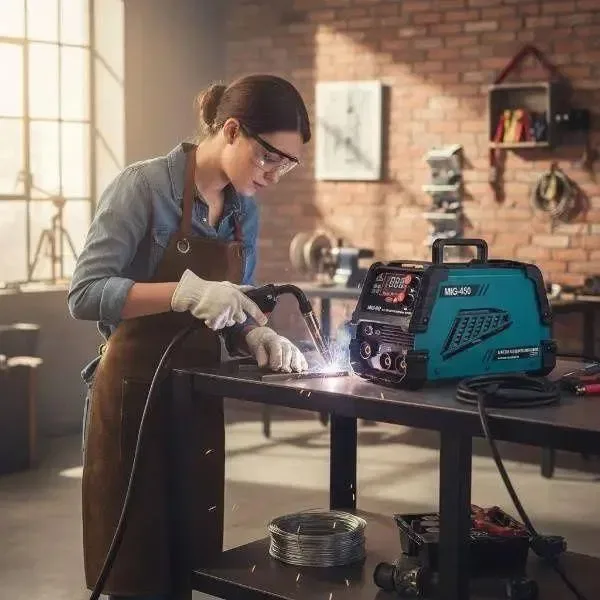 Зварювальний апарат DOMOTEC MIG-450 26.4kVA (MIG, TIG, MMA) інверторний для професійного зварювання сварка — фото 7