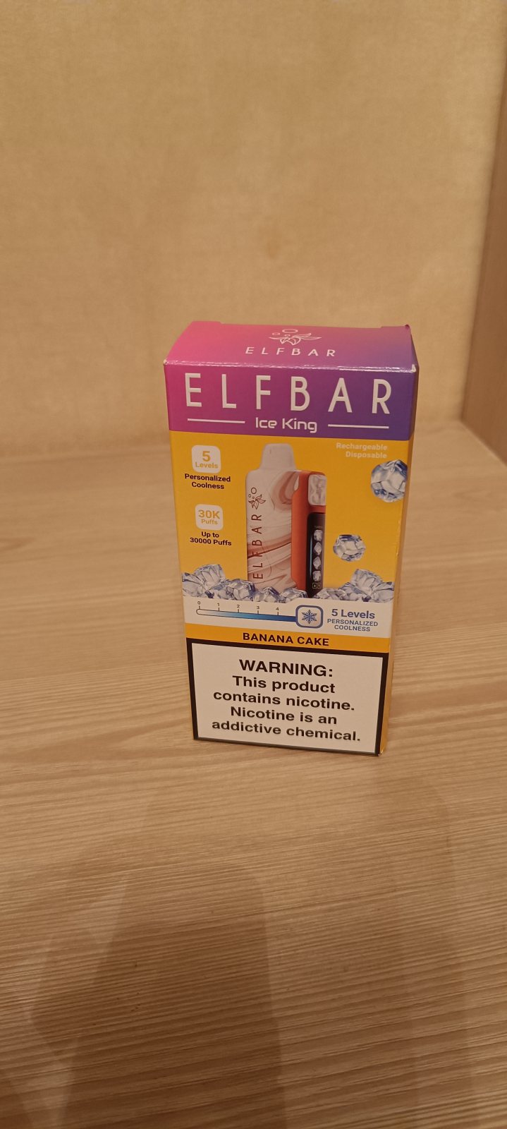 Одноразовая электронная сигарета Elf Bar Ice King Banana Cake — фото 2