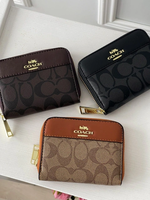 Гаманець Coach маленький напис.