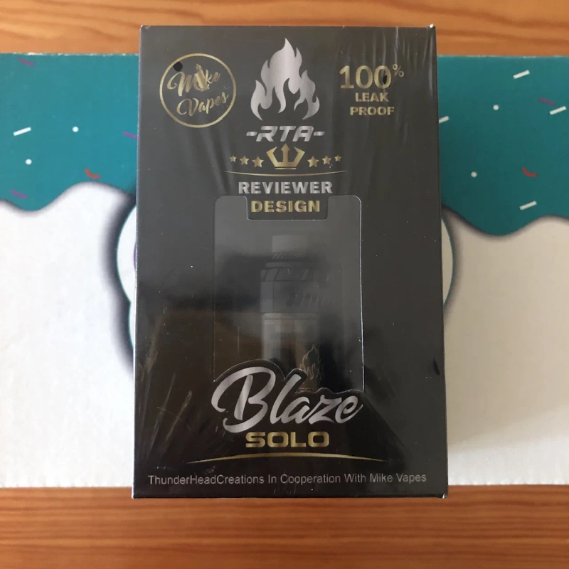 ThunderHead Creations Blaze Solo RTA Silver Black